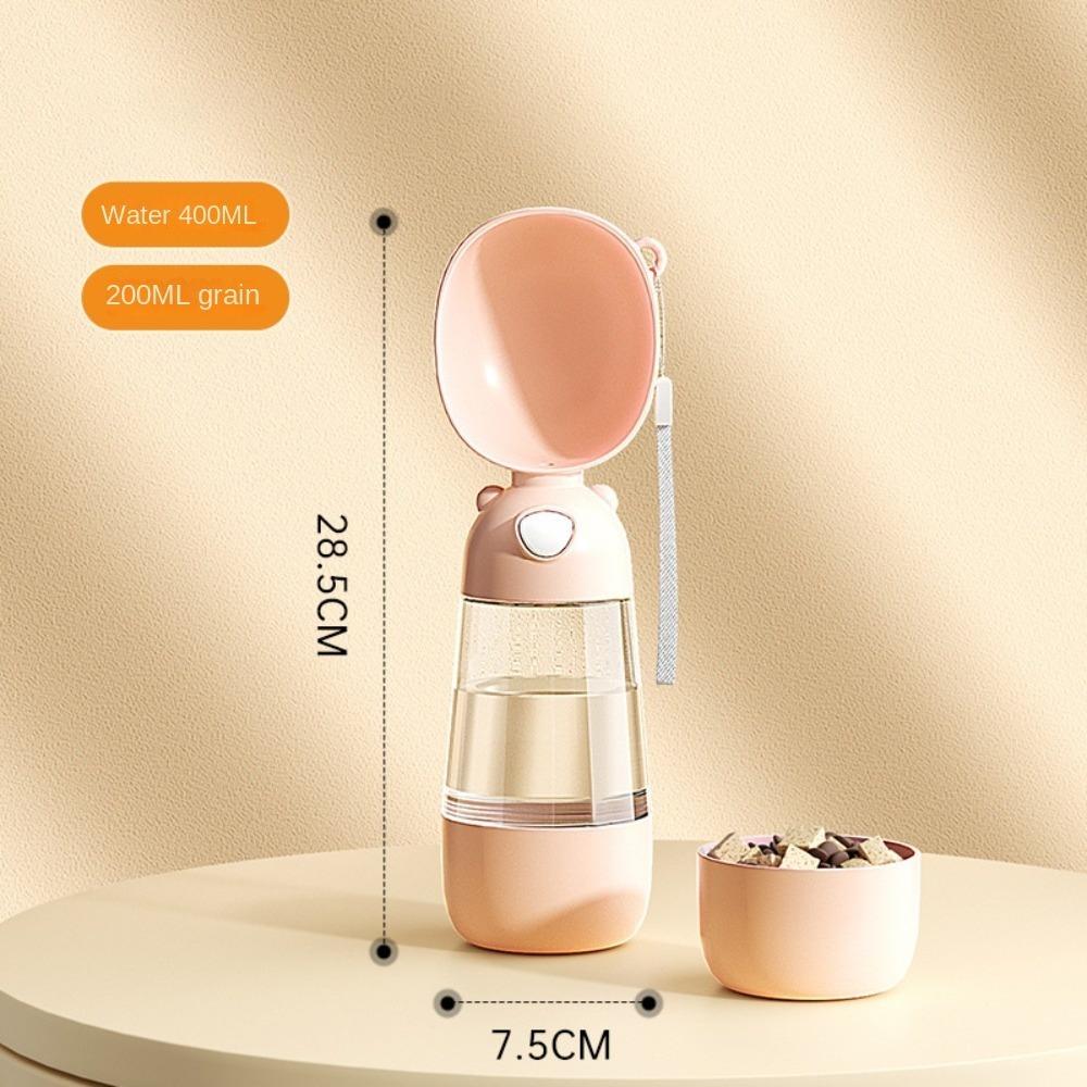 Przenośna butelka na wodę dla kota i psa, karmnik, dozownik na odchody, 3 w 1, szczelny, wielofunkcyjny, podróżny, szczeniak, picie na zewnątrz