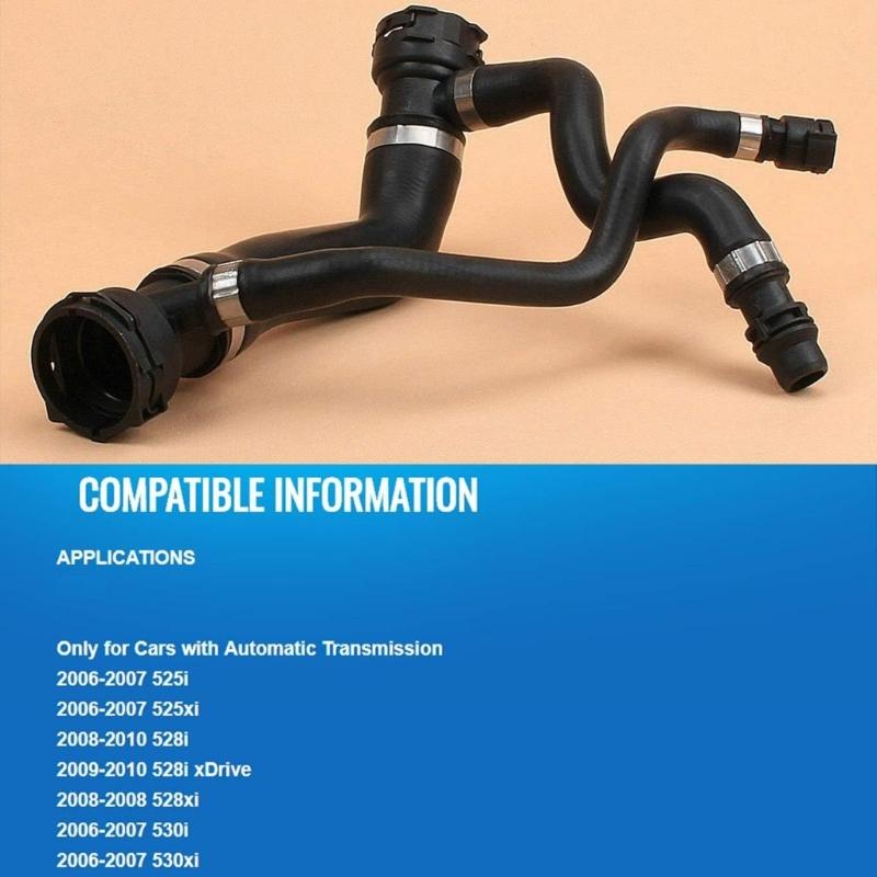 Bovenste Koelwaterslang Radiateur Inlaatpijp Voor E60 E70 E71 E72 520D 520i 535i 525D 530D 17127546064 Tank Radiateurslang