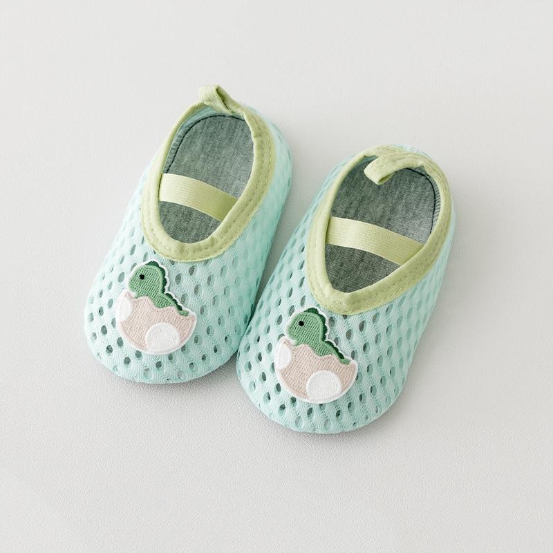 Calcetines de bebé para niños y niñas con dibujos animados, primeros pasos, antideslizantes, suela suave, para interiores