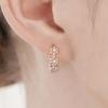 [ELLE Jewelry] 14K Flower Point One-Touch Earrings ELGPEE555