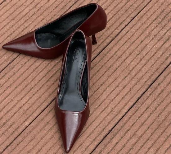 Women Sexy High Heels Pointed  Party Shoes Shallow Mouth One Kick Stilettos Women Heels Fashion Wedding Shoes 2025 New Styles
