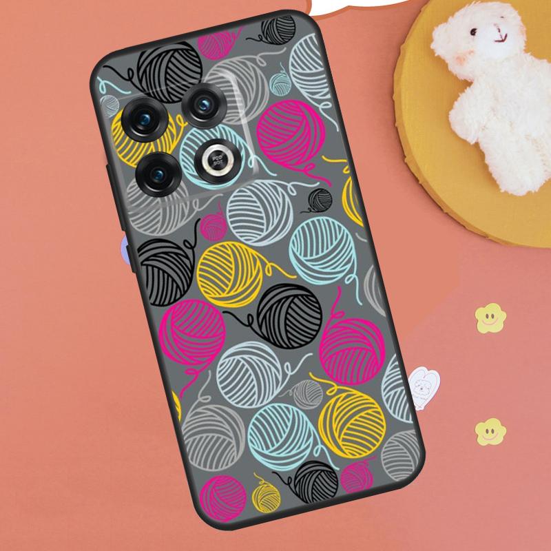 Sewing Knitting Crochet Case For OnePlus 13T 10T 8T 12R 13R 15 13 12 11 9 10 Pro Nord CE 5 2 3 4 Lite N20 N30 Funda