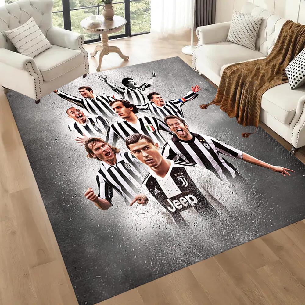 Juventus Floor Mat Suitable For Game Room Outdoor Balcony Foyer Antislip Rug Decorate Offices Gift For Festivals