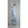 Sommerkleid für Damen, frisch bedruckt, Neckholder, hohe Taille, tiefer Schnitt, sexy Kleider