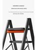 Telescopic Folding A-Frame Ladder: Indoor Multifunctional Step Stool with 3-4 Steps