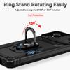 For Samsung Galaxy A07 Case Car Magnetic Ring Stand Armor Phone Cases for Galaxy A07 A 07 GalaxyA07 Slide Lens Protection Cover