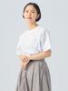 BEAMS HEART Printed with Logo Back Print x Size M T-Shirt B-HEART (S-L), Women's, Off-White Pink, (43080050213)
