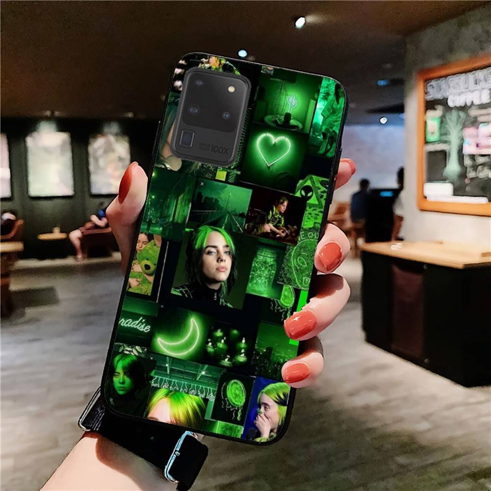 

Musician B-Billie E-Eilish Phone Case For Samsung S 20 21 22 23 Lite Plus Ultra Clear Mobile Cover Funda Samsung S22 5G