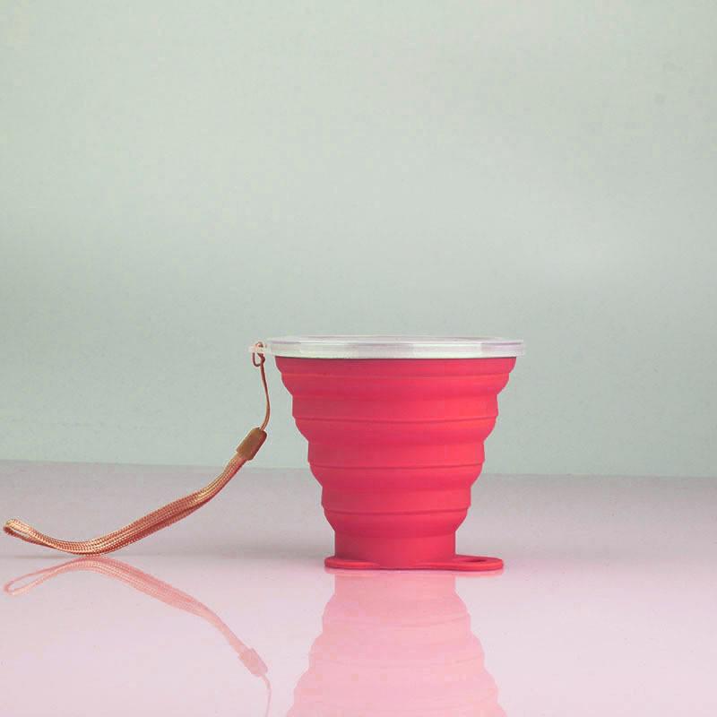 Silicone Collapsible Outdoor Cup: Portable, Telescopic for Water, Coffee, and Mouthwash