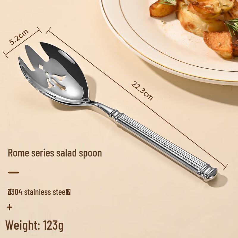 WA Кованая Римская Колонна из Нержавеющей Стали 304 Ложка для Салата