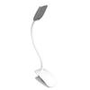 LED Clip Table Lamp Foldable 28LEDs Eye Protection USB Rechargeable Clip Reading Light with Battery