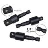 Drill Bit Holder 105° Right Angle Drill Adapter 1/4" Screwdriver Bit Holder Drill Bit Extension for Drill Accessory
