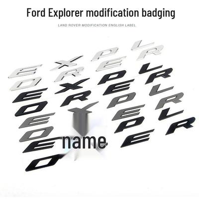 Ford Explorer Hood Emblem English Letter Decorative Car Sticker