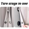 30/1Pairs Magnetic Curtain Clips Self-Adhesive Wall Mounted Magnet Buckle with Patch Detachable Shower Curtain Fixed Fasteners