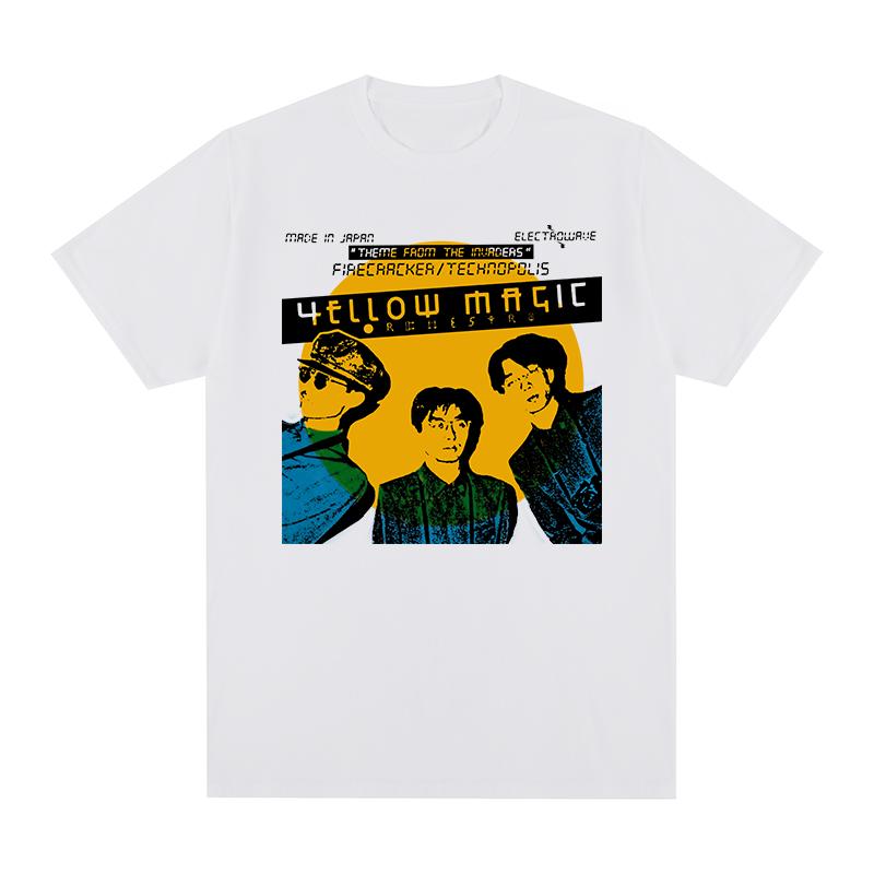 

Yellow Magic Orchestra YMO Vintage tshirt Ryuichi Sakamoto Classic Cotton Unisex T shirt New TEE TSHIRT Women s tops S