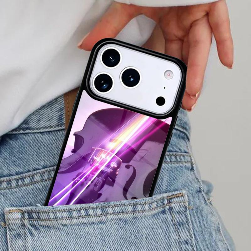 Musical Cello Violin Phone Case for iPhone 17ProMax 12 13 14 15 16e 17 Pro Max Plus Air Cover