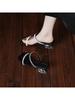 Fashion Shoes Woman 2025 Glitter Slides Slippers Casual Pantofle Heeled Mules Jelly Luxury New High Pumps Crystal Slippers Casual High-H