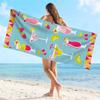 Beach Mat, Microfiber Beach Towel, Ultralight Colored Bath Towel, Sand-proof Beach Mat, Multi-purpose Towel, Suitable For Travel And Swimming Pools.