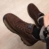 Men's 2025 Wool-Integrated Leather Snow Boots - Non-Slip, Warm, Thick, High-Top Casual Shoes