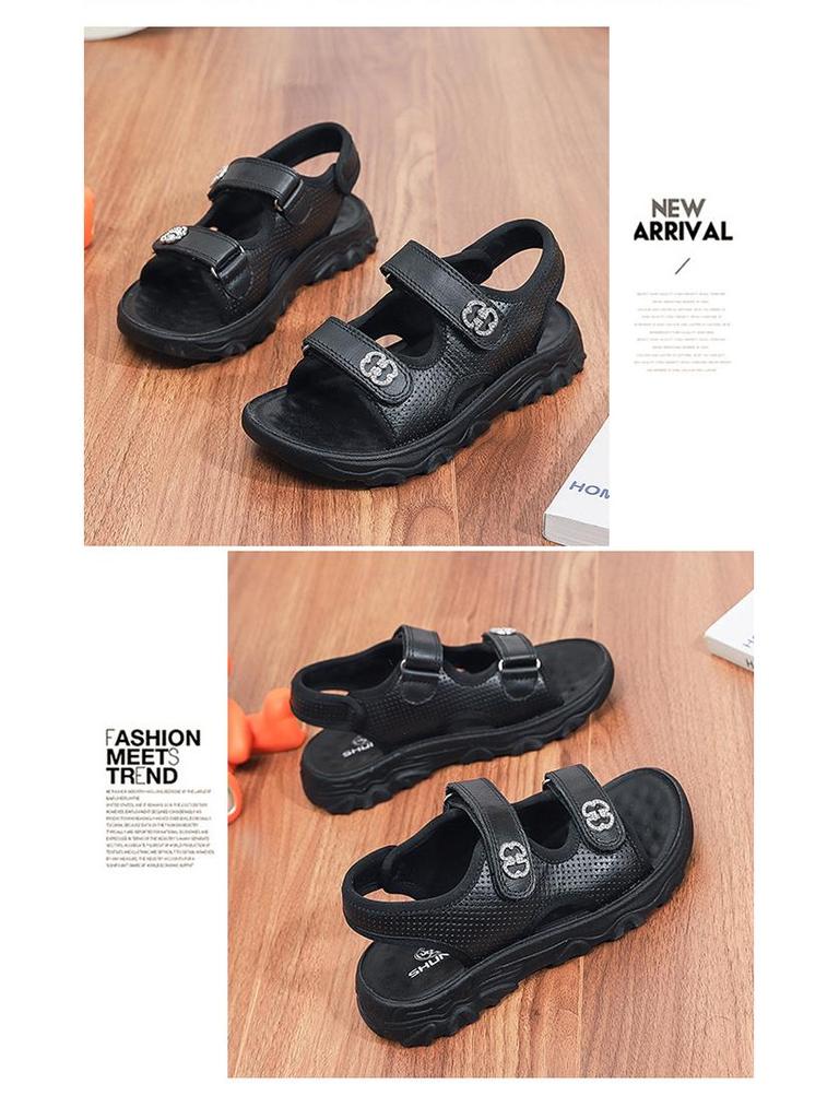 Toddler & Preschool Girls' Thick-Soled Beach & Sports Velcro Sandals – New Summer Style