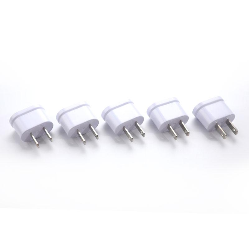 Us Plug To Eu Plug Round And Flat Dual-Purpose Conversion Plug Converter Socket