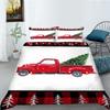 Car Series Printed Bedding Single Double Bed Full Size Pillowcase and Quilt Cover 2 or 3 Comfortable Home Decoration for Boys and Men Car Lovers Room
