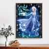 5D Diy Diamond Painting A Dress Made of Ice and Snow Full Drill Rhinestones Mosaic Embroidery Handmade Products Home Decor Gift