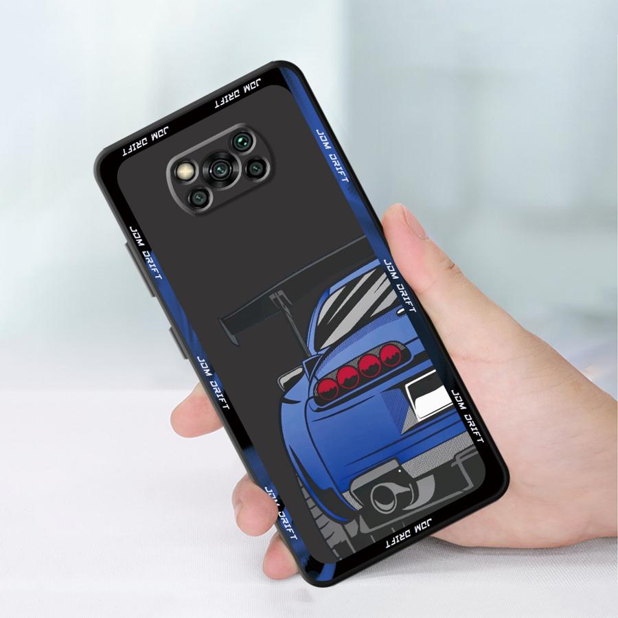 Fashion Car Funda Phone Cover Case for Xiaomi Poco F8 C50 F3 X7 X3 X4 X5 Pro C71 M5 C61 C75 F1 M7 Pro M3 M4