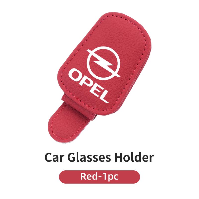 

Car Logo Visor Glasses Holder Sunglasses Clip For Opel Corsa Astra Insignia Vectra Zafira Meriva Mokka Grandland Vivaro Antara A