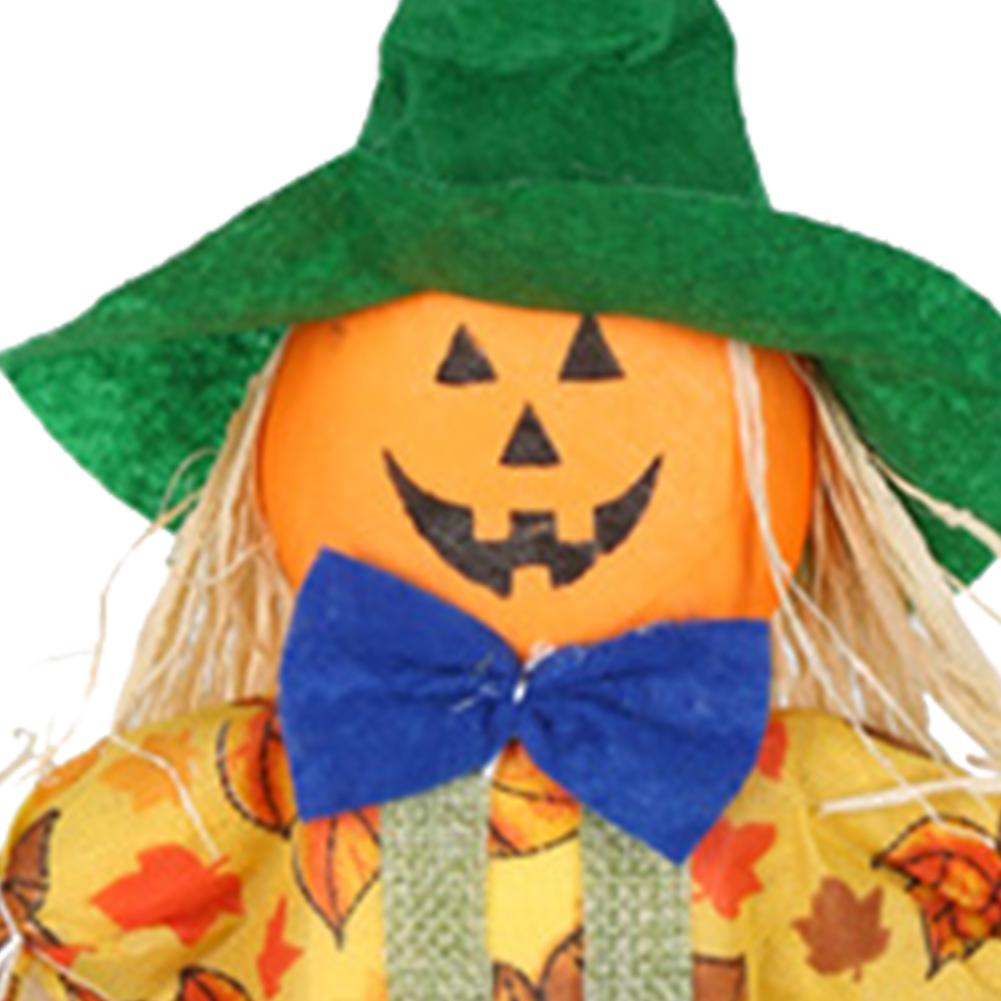 Small Halloween Scarecrow Decoration Fall Harvest Scarecrow Thanksgiving Scarecrow for Autumn Halloween Garden Yard Decoration