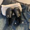 Lightweight New Single Shoes with Soft Soles, Spring One-pedal Leather Loafers, Women's Feet Are Not Tired, British Style Small Leather Shoes 2025