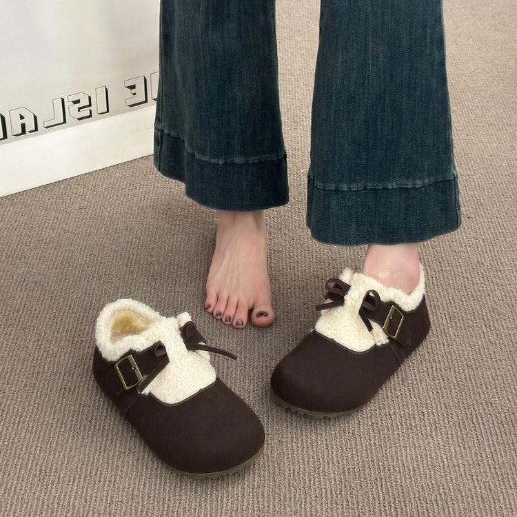 

Women s fur one thick bottom heightening winter lightweight padded warm snow boots non-slip wear casual sports cotton boots 40 хакі