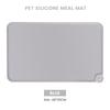 Waterproof Pet Food Pad Pet Mat Dog Cat Solid Color Silicone Non-Stick Pet Bowl Drinking Mat Dog Feeding Placemat Easy Washing