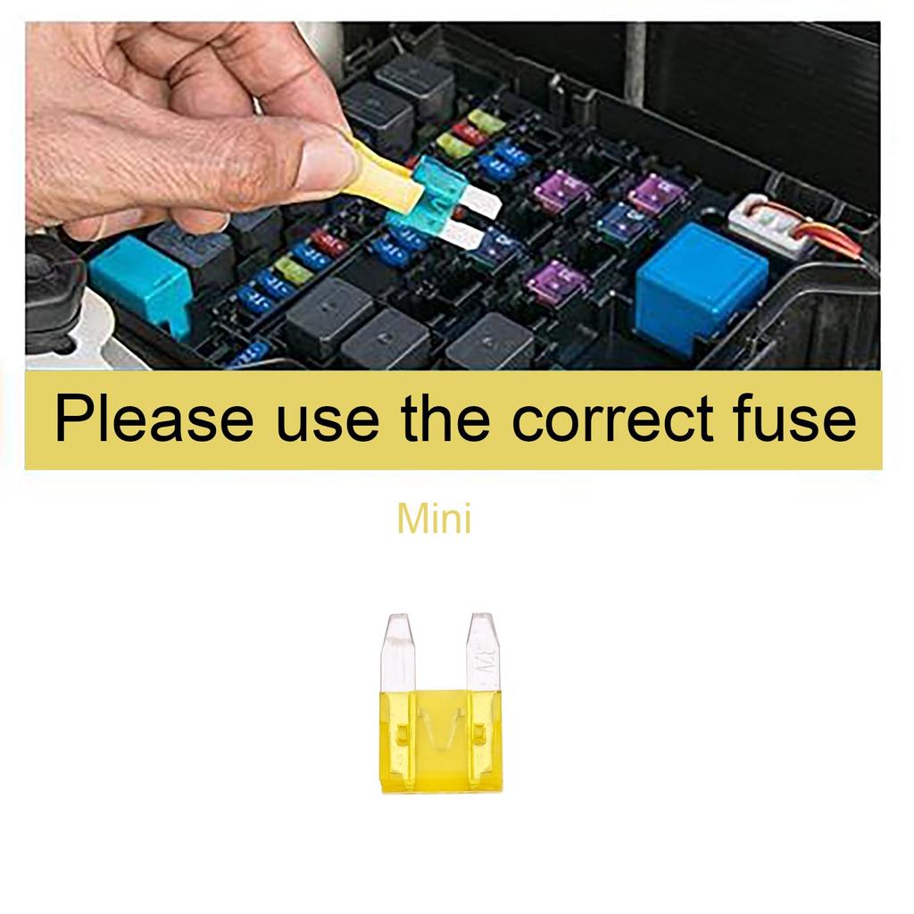 AHL Flat Fuse Set Standard 5A, 7.5A, 10A, 15A, 20A, 25A, 30A, 35A, 40A, 50A, 100pcs each