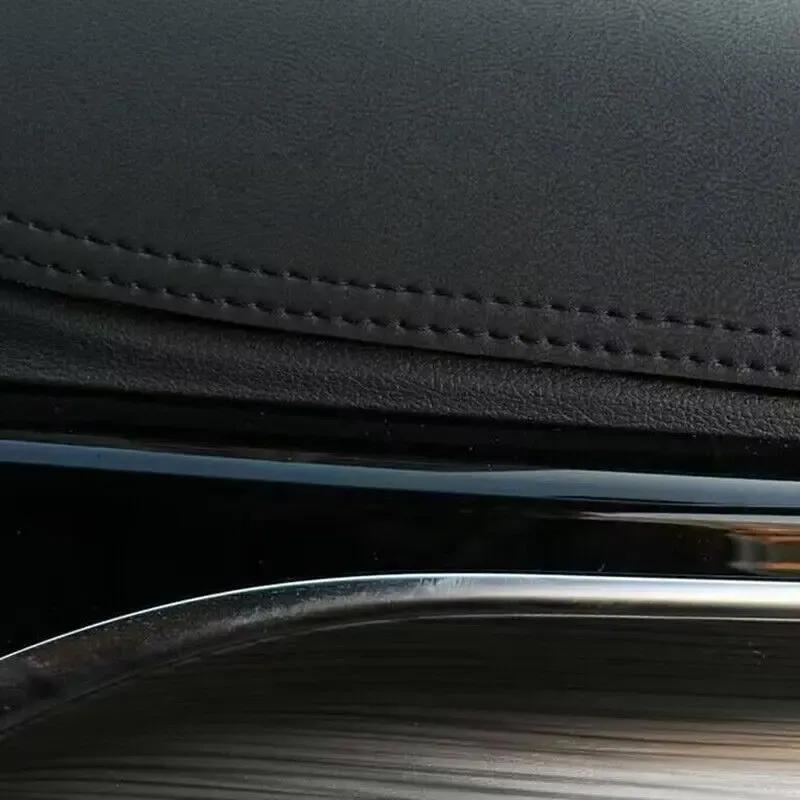 Black Leather Dashboard Cover Dash Protector Pad Mat For Volvo XC90 2015-