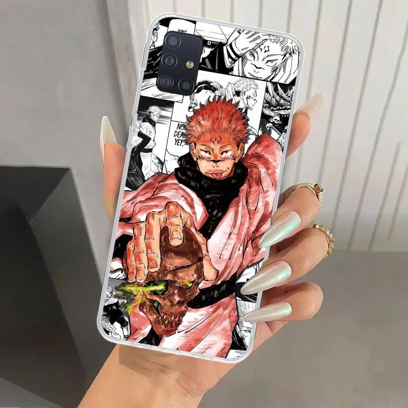 Jujutsus Japan Anime Phone Case for Samsung Galaxy A52 A32 A22 A12 A02S A50S A30S A10S Note 20 Ultra 10 Plus S10 A31 A20 A71 A72