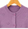 Women's Embroidered Knit Cardigan for Mature Ladies