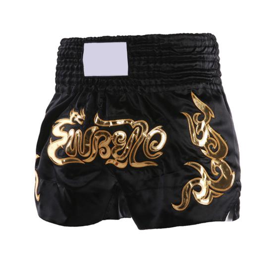 Muay Thai Boxshorts Damen Herren Training Kämpfen Kickboxen Shorts Weites Elastik