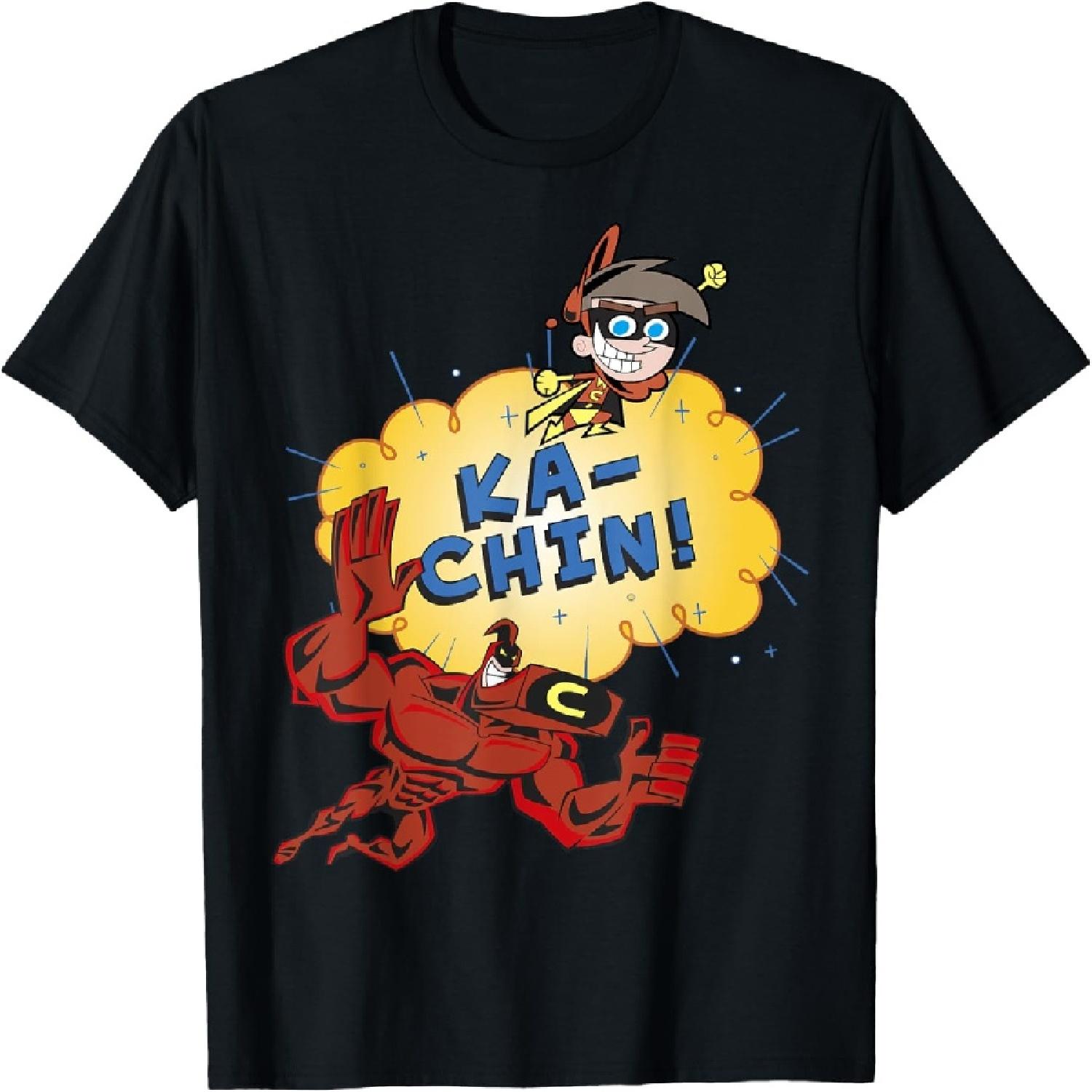 The Fairly OddParents Crimson Chin And Cleft Ka-Chin T-Shirt S