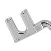 4 Pieces Ruler Presser Feet Round Open Toe Quilting Embroidery Ruler Foot for Low Shank Sewing Machine