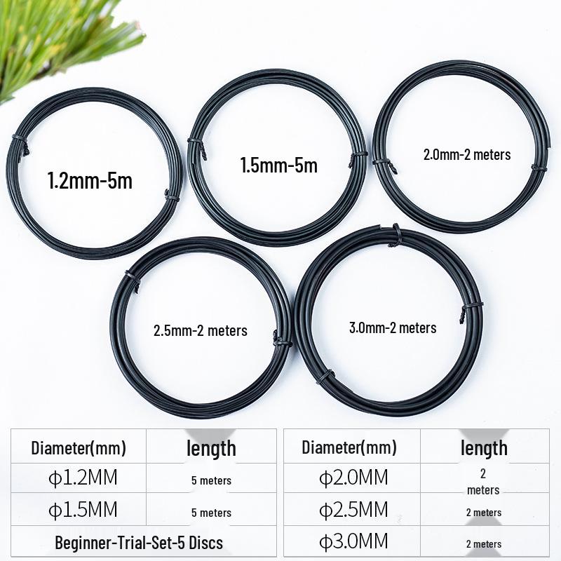 Crassula Ovata Shaping Wire: Soft Aluminum-Iron for Horticulture, Floral Art, Flower Arrangements, and Bonsai Branch Shaping.