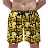 Beer Pattern Beach Shorts For Men Hawaiian Summer Holiday Casual Shorts Street 3d Printed Beer Festival Surfing Board Shorts