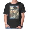 Unisex Crew Neck T-Shirt King Of Kaiju In Inume Pass Graphic Short Sleeve Casual Tee