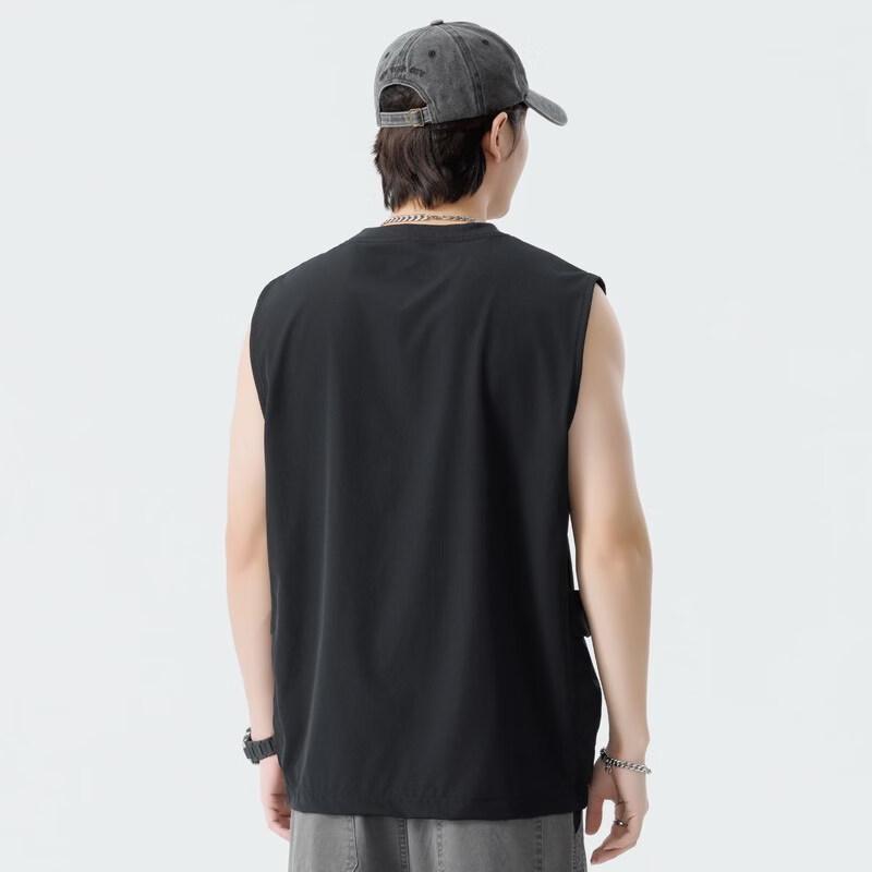 Men's Plus Size Breathable Sleeveless T-Shirt