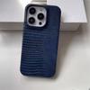Luxury Lizard Pattern Leather Shockproof Phone Case for 16 Pro Max Includes Camera Protector Cover