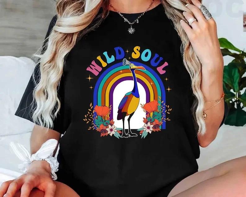 Pixar Up Movie Kevin Bird Wild Soul Tshirt S
