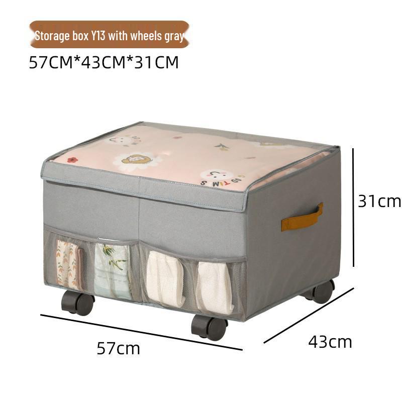 Borsa Pieghevole Antipolvere e Impermeabile da Sottoletto per Trapunte – Soluzione Visibile e Multifunzionale per Dormitori