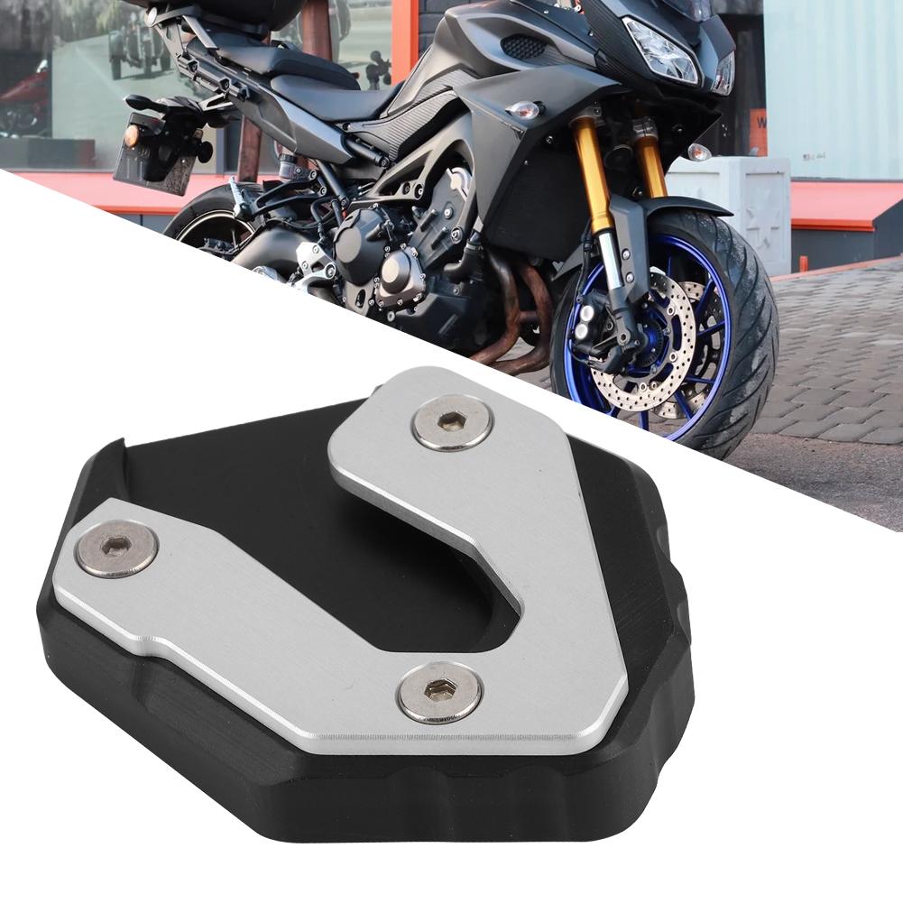 Enlarge Kickstand Side Stand Extension Plate Non Slip Pad Fits for Yamaha MT09 TRACER 900gt