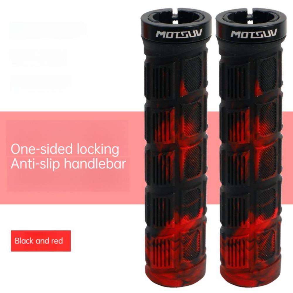 Non-Slip Rubber Bicycle Grips Aluminum Alloy Lockring Handle Bar Grips Cycling Accessories