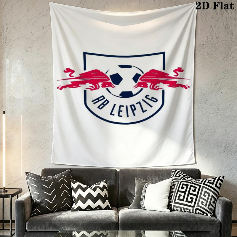 RB Leipzig Wall Tapestry Aesthetic Wall Hanging Printed Fabric Blanket Decorative Tapestries for Bedroom Living Room Home Decor